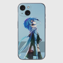 Чехол для iPhone 15 силиконовый с защитой камеры Sinon Sao Мастера меча Онлайн