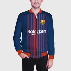 Мужской бомбер 3D Неймар Форма Барселона 2018 - фото 2