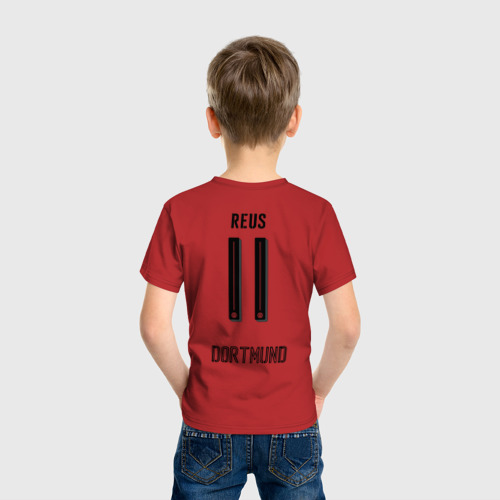 Детская футболка хлопок Марко Ройс Форма Бонусная 2018, цвет красный - фото 4