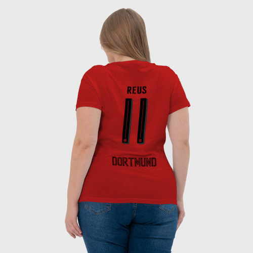 Женская футболка хлопок Марко Ройс Форма Бонусная 2018, цвет красный - фото 7