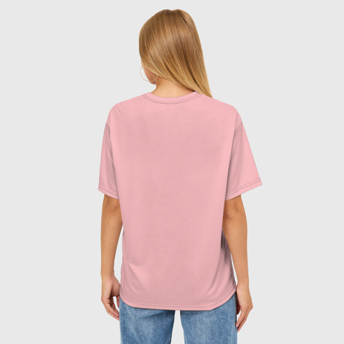 Женская футболка oversize 3D Годзилла, цвет 3D печать - фото 4