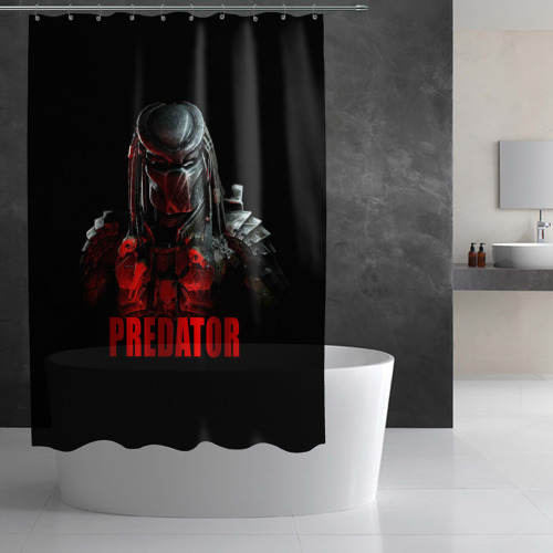Штора 3D для ванной Predator - фото 2