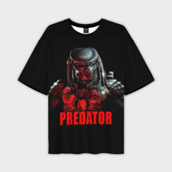 Мужская футболка oversize 3D Predator