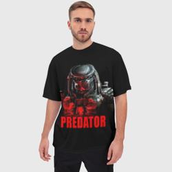 Мужская футболка oversize 3D Predator - фото 2