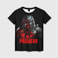 Женская футболка 3D Predator