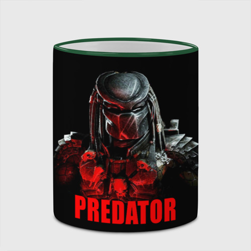 Кружка с полной запечаткой Predator, цвет Кант зеленый - фото 4