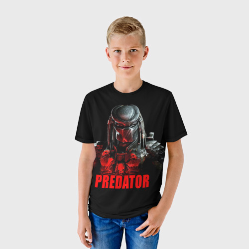 Детская футболка 3D Predator, цвет 3D печать - фото 3