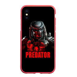 Чехол для iPhone XS Max матовый Predator