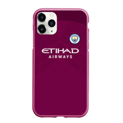 Чехол для iPhone 11 Pro Max матовый Манчестер Сити Форма Away 2018