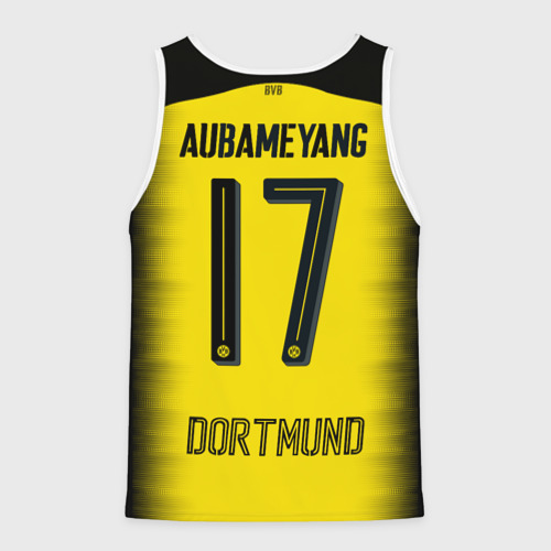 Мужская майка 3D Aubameyang Форма ЛЧ 17-18, цвет 3D печать - фото 2