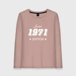 Женский лонгслив хлопок Limited edition 1971