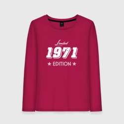 Женский лонгслив хлопок Limited edition 1971