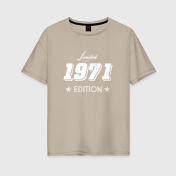 Женская футболка хлопок Oversize Limited edition 1971