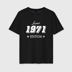 Женская футболка хлопок Oversize Limited edition 1971