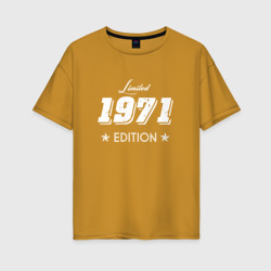 Женская футболка хлопок Oversize Limited edition 1971