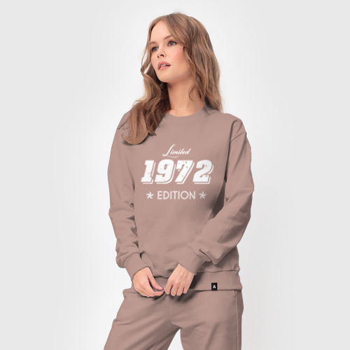 Женский костюм хлопок Limited edition 1972, цвет пыльно-розовый - фото 5