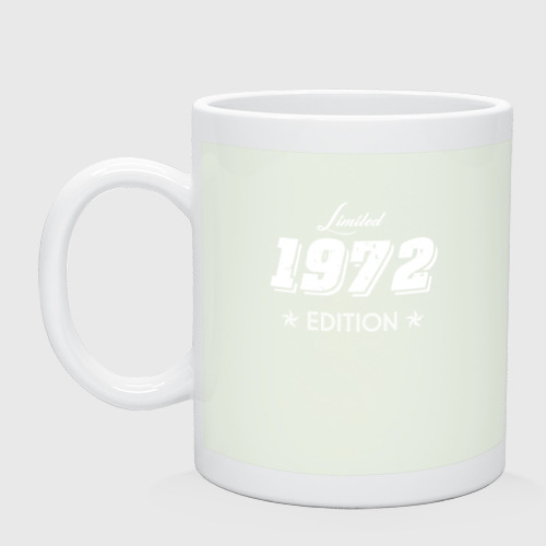 Кружка керамическая Limited edition 1972, цвет фосфор