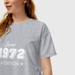 Женская футболка хлопок Oversize Limited edition 1972 - фото 2