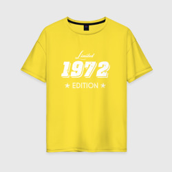 Limited edition 1972 – Женская футболка хлопок Oversize с принтом купить со скидкой в -16%