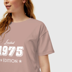 Женская футболка хлопок Oversize Limited edition 1975 - фото 2