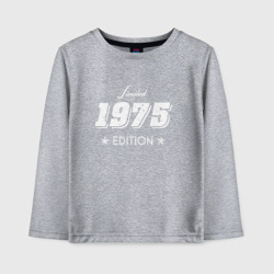 Детский лонгслив хлопок Limited edition 1975