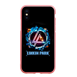 Чехол для iPhone XS Max матовый Двигатель Linkin Park