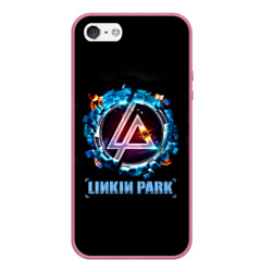 Чехол для iPhone 5/5S матовый Двигатель Linkin Park