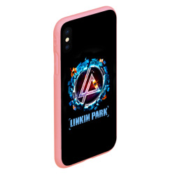 Чехол для iPhone XS Max матовый Двигатель Linkin Park - фото 2