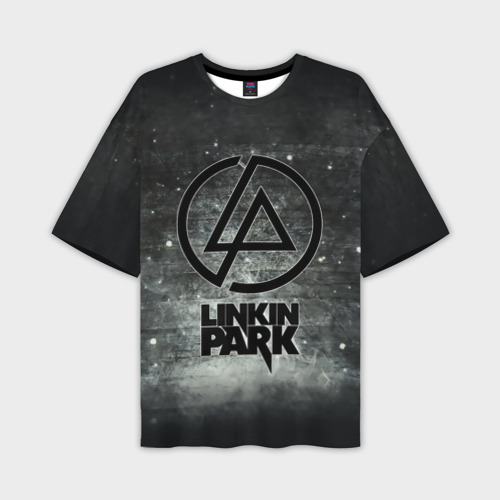 Мужская футболка oversize 3D Стена Linkin Park, цвет 3D печать