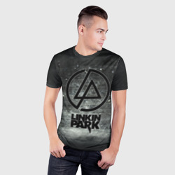 Мужская футболка 3D Slim Стена Linkin Park - фото 2