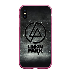 Чехол для iPhone XS Max матовый Стена Linkin Park