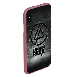 Чехол для iPhone XS Max матовый Стена Linkin Park - фото 2