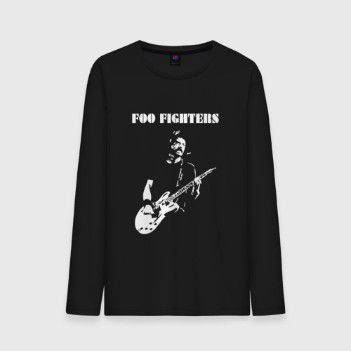 Мужской лонгслив хлопок Foo Fighters, цвет черный