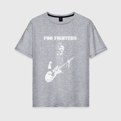 Женская футболка хлопок Oversize Foo Fighters