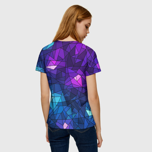 Женская футболка 3D Стекло, цвет 3D печать - фото 4