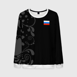 Мужской свитшот 3D Russia - Black Collection