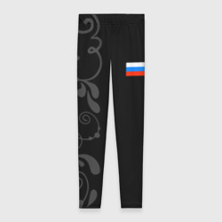 Леггинсы 3D Russia - Black Collection