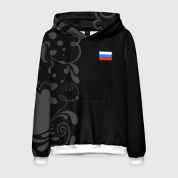 Мужская толстовка 3D Russia - Black Collection