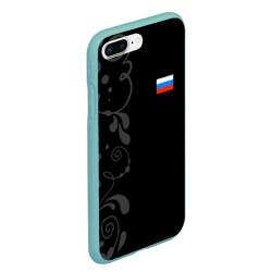 Чехол для iPhone 7Plus/8 Plus матовый Russia - Black Collection - фото 2