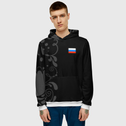 Мужская толстовка 3D Russia - Black Collection - фото 2