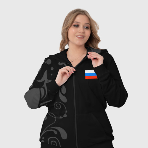 Женский костюм 3D Russia - Black Collection, цвет черный - фото 7