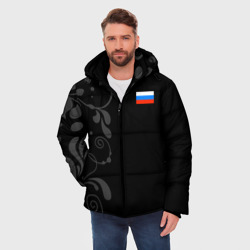 Мужская зимняя куртка 3D Russia - Black Collection - фото 2