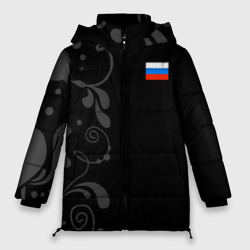 Женская зимняя куртка Oversize Russia - Black Collection