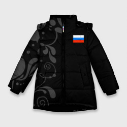 Зимняя куртка для девочек 3D Russia - Black Collection