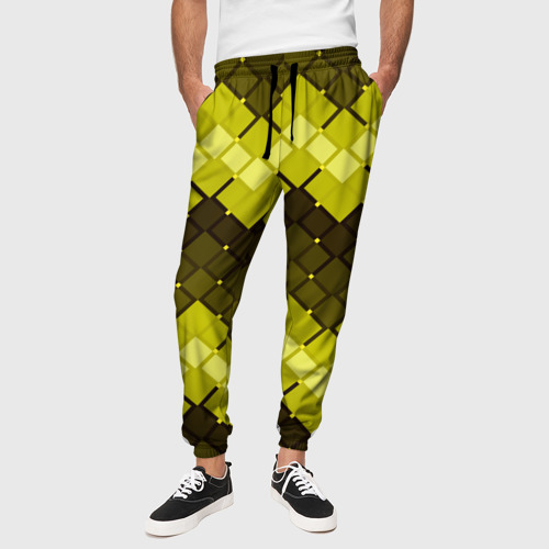 Мужские брюки 3D Движение волн, цвет 3D печать - фото 4