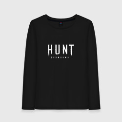 Женский лонгслив хлопок Hunt: Showdown White Logo