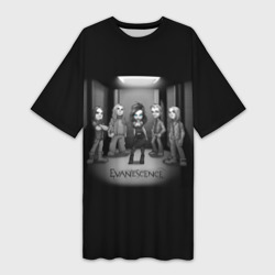 Платье-футболка 3D Группа Evanescence