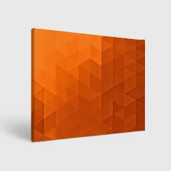 Холст прямоугольный Orange abstraction