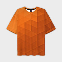 Мужская футболка oversize 3D Orange abstraction