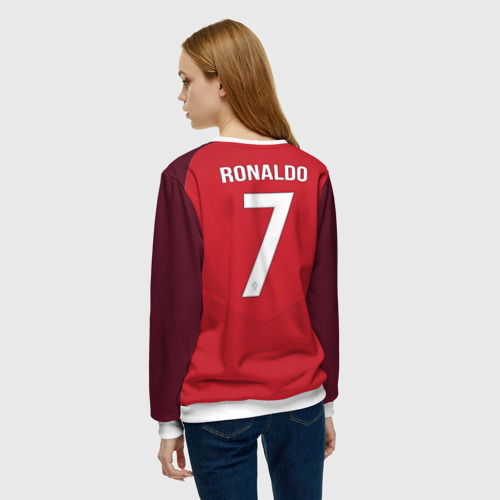Женский свитшот 3D Ronaldo 17-18, цвет 3D печать - фото 4